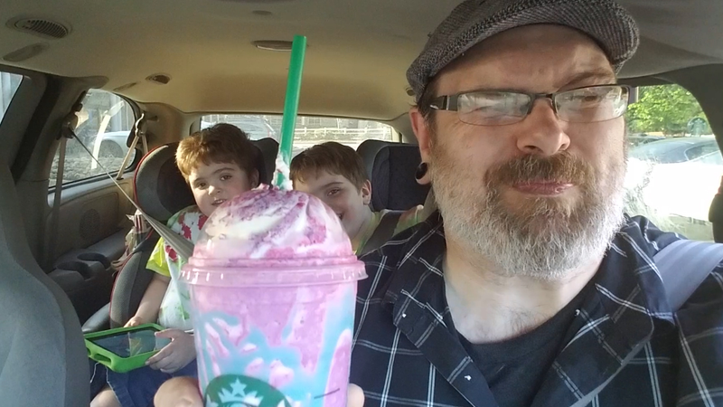 Illustration for article titled Snacktaku Drinks Starbucks' Unicorn Frappuccino